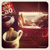 Churros con chocolate
