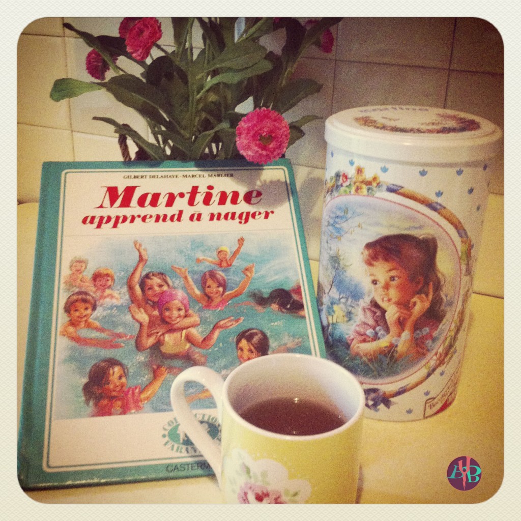 Martine apprend à nager