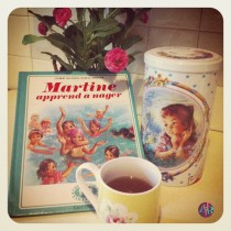 Martine apprend à nager